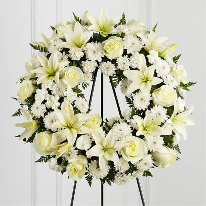 Treasured Tribute Wreath –  Flower House Iii, Spring Hill FL