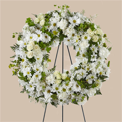 Faithful Wishes Wreath –  Flower House Iii, Spring Hill FL