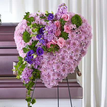 Treasured Love Standing Heart –  Flower House Iii, Spring Hill FL