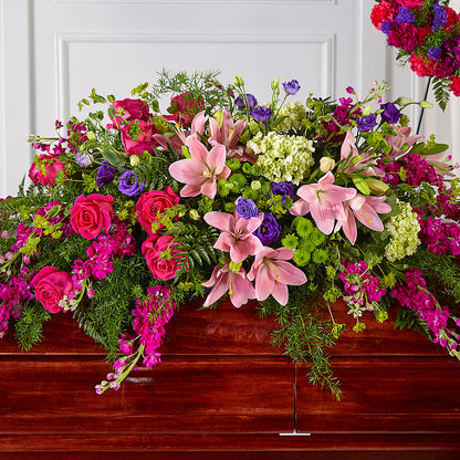 Radiant Tribute Casket Spray –  Flower House Iii, Spring Hill FL