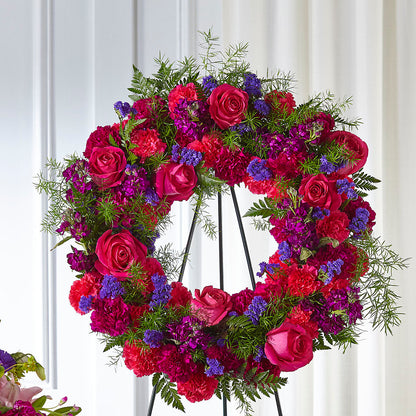 Calming Colors Wreath –  Flower House Iii, Spring Hill FL