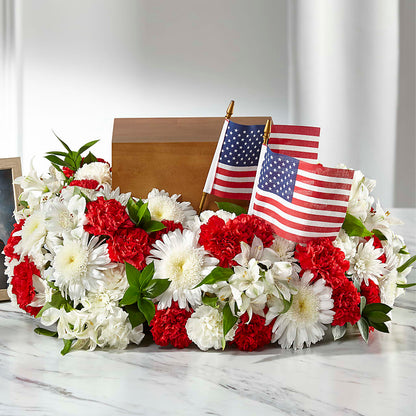 Spirit of Patriotism Cremation Adornment –  Flower House Iii, Spring Hill FL