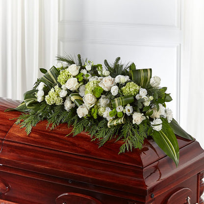 Hopeful Gesture Casket Spray –  Flower House Iii, Spring Hill FL