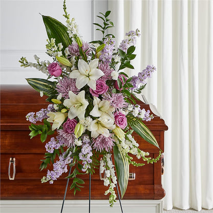 Grateful Hearts Standing Spray –  Flower House Iii, Spring Hill FL