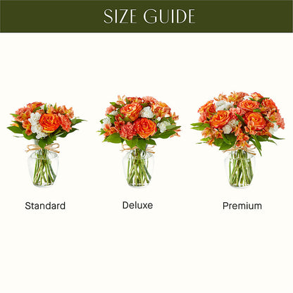 Apricot Glow Bouquet –  Flower House Iii, Spring Hill FL