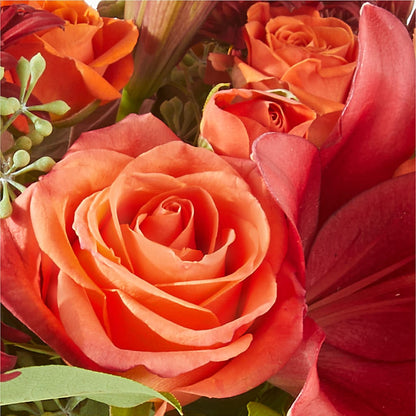 Crimson Leaves Bouquet –  Flower House Iii, Spring Hill FL