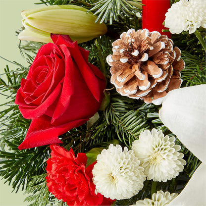 Seasonal Festivities Centerpiece –  Flower House Iii, Spring Hill FL