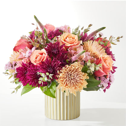 Berry Cobbler Bouquet with Ivory Vase –  Flower House Iii, Spring Hill FL
