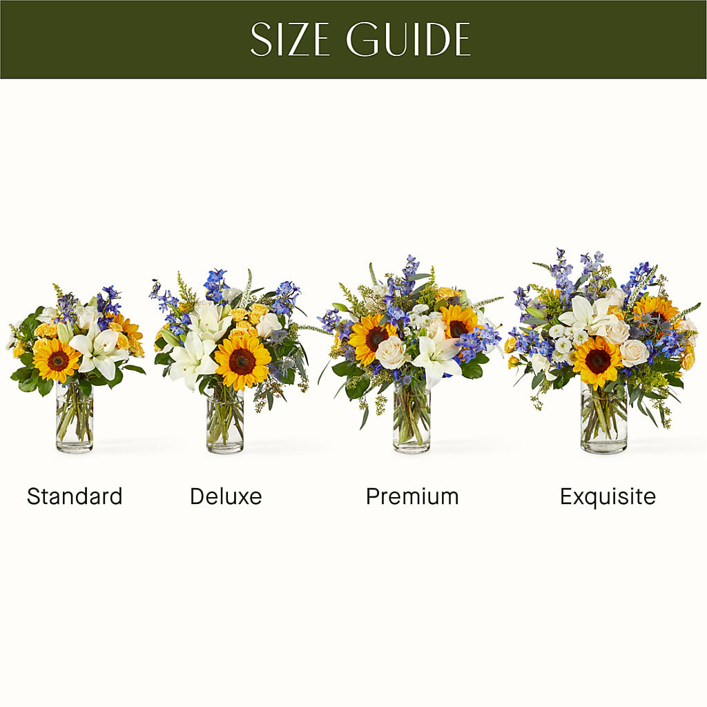 Wonderfully Sunny Bouquet –  Flower House Iii, Spring Hill FL