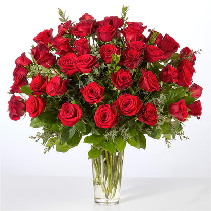 Forever Yours Fifty Stem Red Rose Bouquet –  Flower House Iii, Spring Hill FL