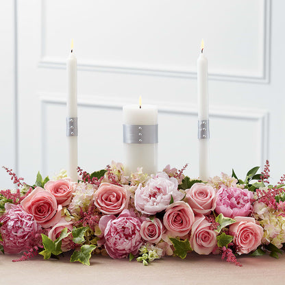 Worldwide Romance Unity Candle Arrangement –  Flower House Iii, Spring Hill FL