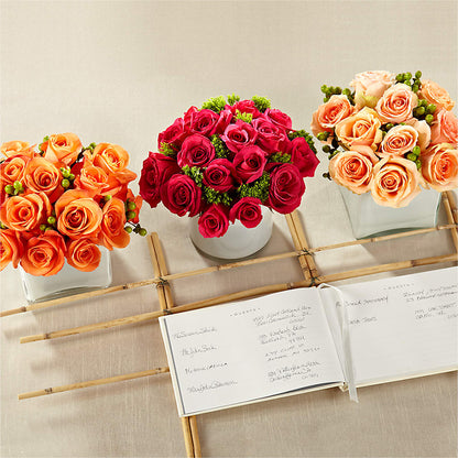 Dawn Rose Centerpiece –  Flower House Iii, Spring Hill FL